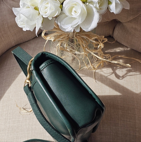 Vintage Coach Casino Crossbody Shoulder Bag Purse # 9924 ( Jade ) - Picture 5 of 12